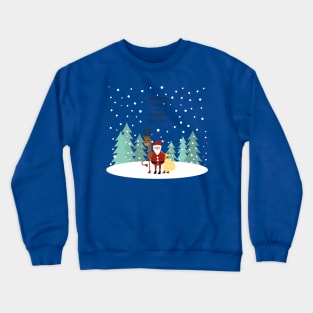 Friends - Santa Claus and reindeer Crewneck Sweatshirt